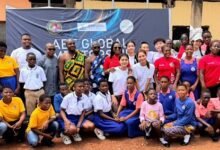 Ms Ayeshia Quainoo-Tefera (standing middle) with other stakeholders and participants at the event