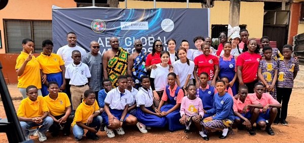 Ms Ayeshia Quainoo-Tefera (standing middle) with other stakeholders and participants at the event