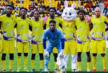 A line-up of the Medeama team
