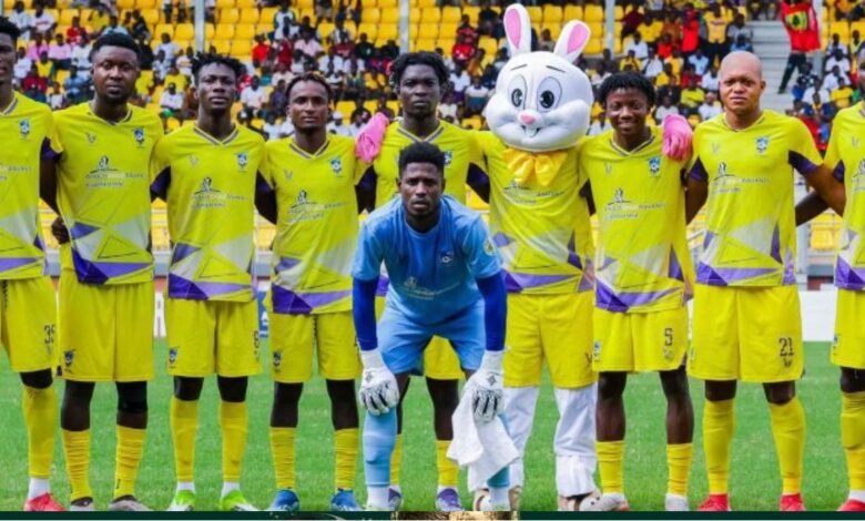 A line-up of the Medeama team