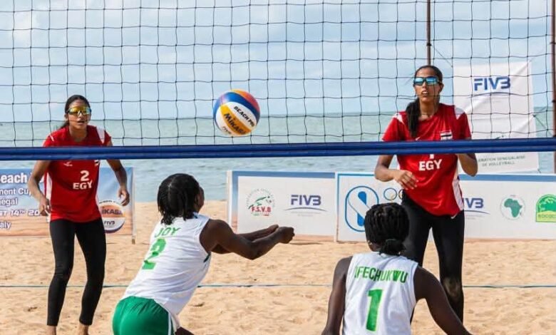 A recent game between Nigeria and Egypt