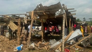 One of the damages caused by the explosion