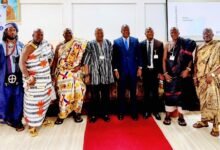 Mr Samuel A. Jinapor (forth from right) with other dignitaries at the event