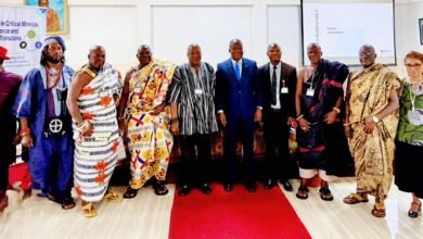 Mr Samuel A. Jinapor (forth from right) with other dignitaries at the event