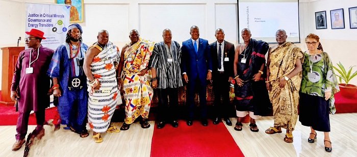 Mr Samuel A. Jinapor (forth from right) with other dignitaries at the event