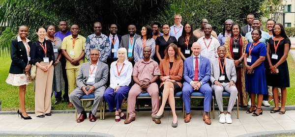 Nana Dr Amoah (seated third from letf) with Dr Twijnstra (seated second from right) and other participants during the programme