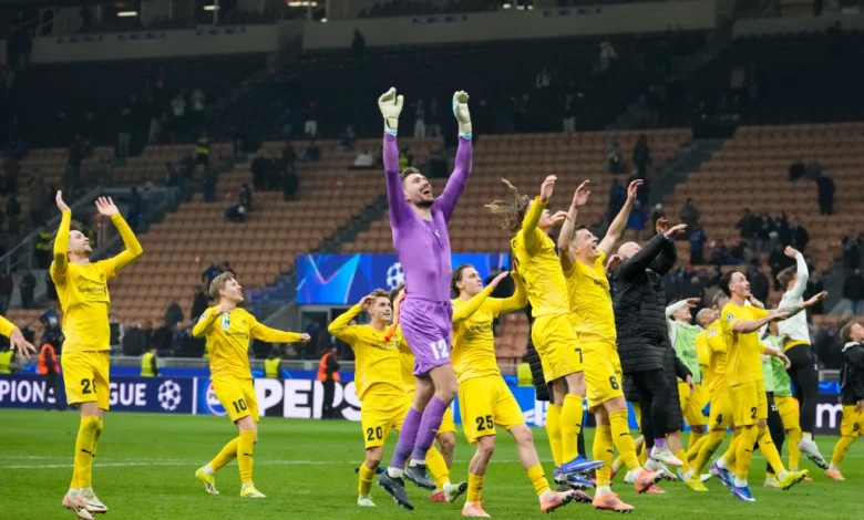 Glimt’s players celebrate a recent victory