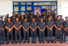 The promoted officers
