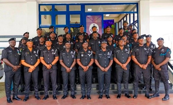 The promoted officers