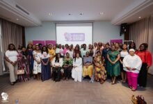 Dignitaries and participants after the launch of the programme