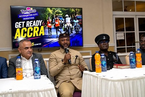 Mr Ampofo Ankrah addressing guests at the launch