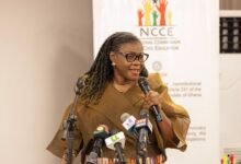 Ms Addy, Chairperson, NCCE