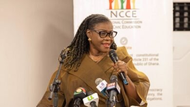 Ms Addy, Chairperson, NCCE