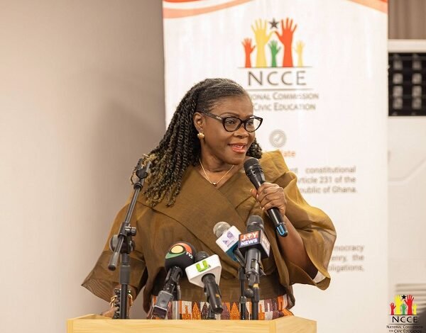 Ms Addy, Chairperson, NCCE
