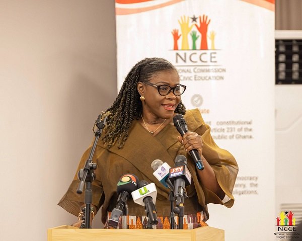 Ms Addy, Chairperson, NCCE