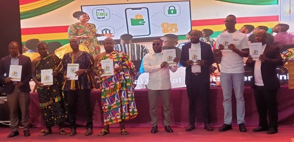 Dignitaries launching the document