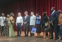 Dignitaries during the meeting