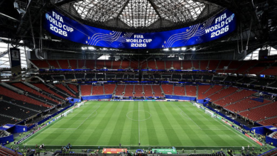 Football stadium during the 2026 FIFA World Cup