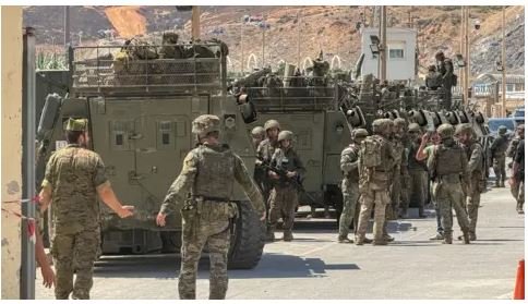 Spain has deployed more than 1,500 officers to patrol the area
