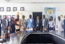 Dignitaries after the visit