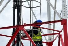 The new 4G cell mast