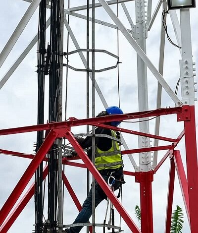 The new 4G cell mast