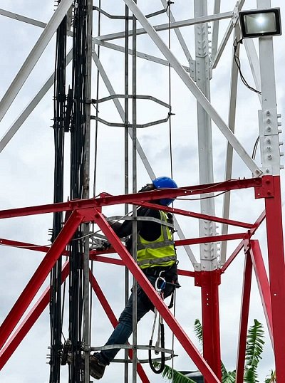 The new 4G cell mast