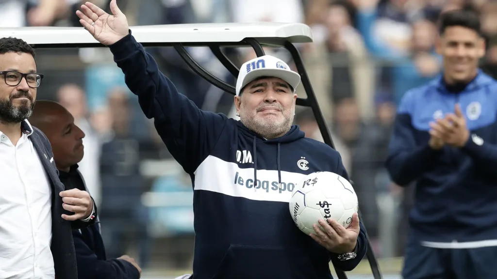 The late Diego Maradona
