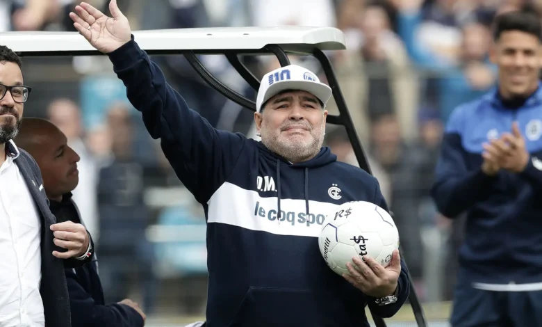 The late Diego Maradona