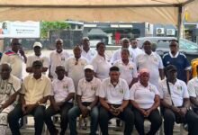 The retired players after the screening
