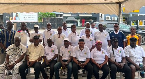 The retired players after the screening