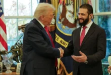 US President Donald Trump welcomed his Syrian counterpart Ahmed al-Sharaa to the White House