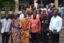 Council members after the meeting