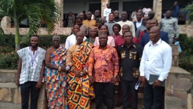 Council members after the meeting