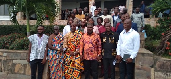 Council members after the meeting