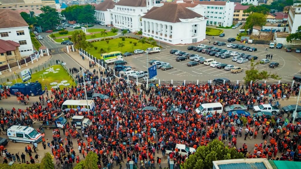 NPP stages massive “Democracy Under Attack” Demo In Accra