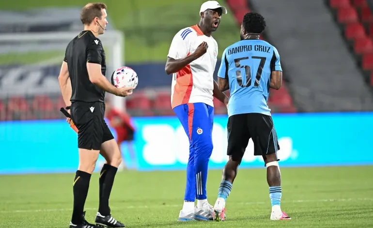 Yaya Toure took over as head coach of Slovan Bratislava in late June