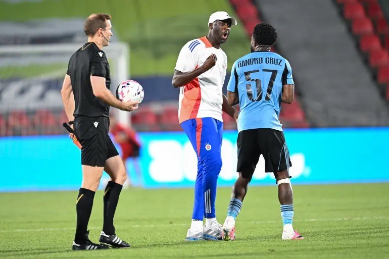 Yaya Toure took over as head coach of Slovan Bratislava in late June