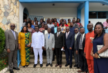 Dignataries at one of the newly inaugrated dormitory.