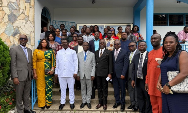 Dignataries at one of the newly inaugrated dormitory.