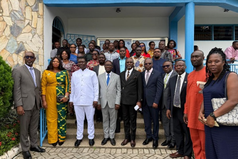 Dignataries at one of the newly inaugrated dormitory.