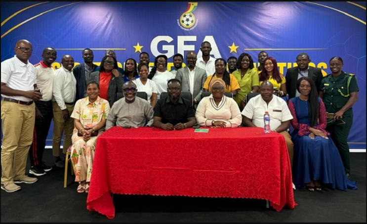 The GFA ExCo members and representatives from the Women's Premier League clubs