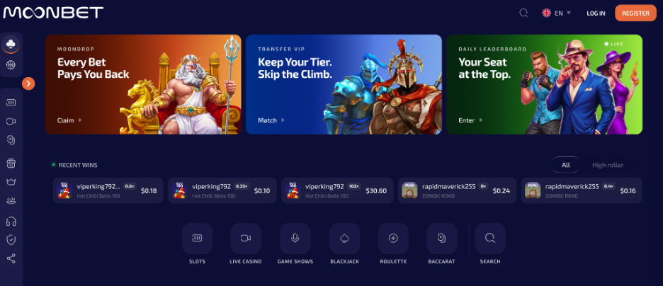 Moonbet Crypto Casino & Sportsbook Review 2026