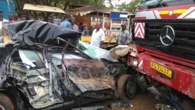 An accident scene