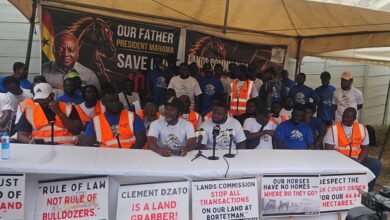 Accra Turf Club appeals to Pres Mahama ------Members of the Accra Turf Club engaging the press