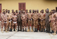 The Prison officers who were honoured with their Superiors