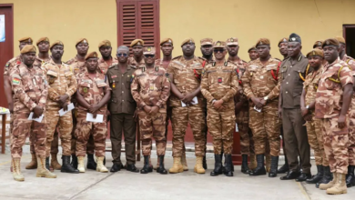 The Prison officers who were honoured with their Superiors