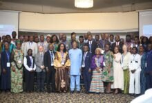 Dr Apaak (seventh from left) with Dr Casely Hayford (third from right) and other stakeholders at the programme