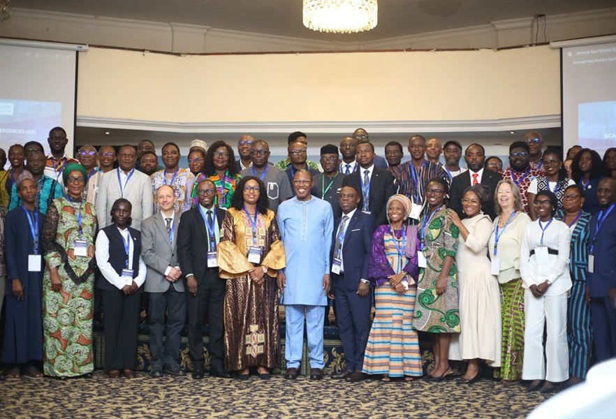 Dr Apaak (seventh from left) with Dr Casely Hayford (third from right) and other stakeholders at the programme