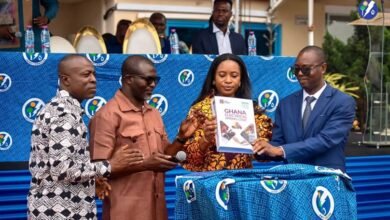 Ms Adwoa S. Bondzie (second from right), and other dignitaries launching the new code